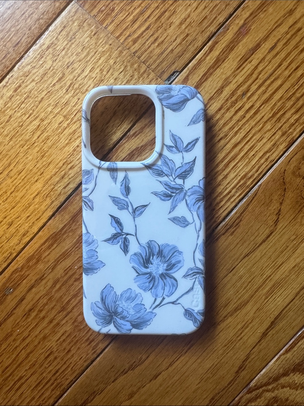 Blue Floral Protective Phone Case - Classic Pattern